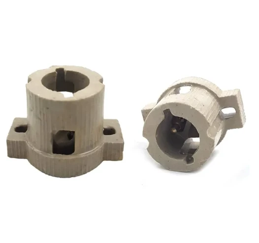 Porcelain Ceramic Holder Pin Type B-22 Base Holder Socket Portable for E22 pin system bulb ceramic holder