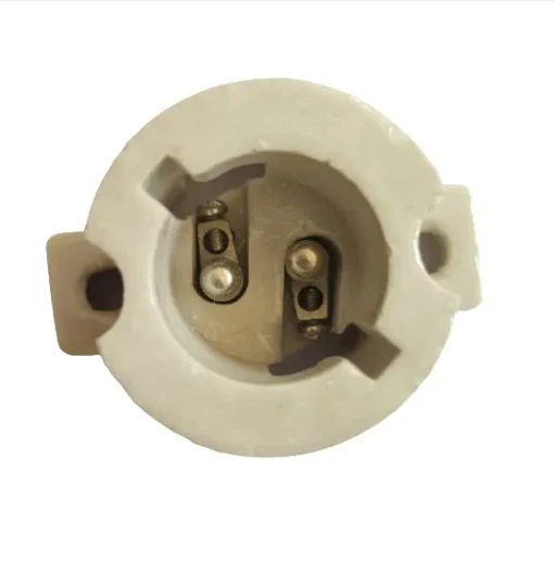 Porcelain Ceramic Holder Pin Type B-22 Base Holder Socket Portable for E22 pin system bulb ceramic holder